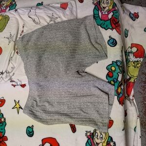 Cozy Gray Knit Shorts and Knit top set.